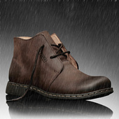 四季 通勤防水透气真皮全手缝线永不怕开胶复古风工装 靴休闲靴商务