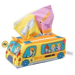 撕不烂的纸巾盒抽抽乐婴儿0-1岁新生儿宝宝早教益智仿真抽纸玩具6