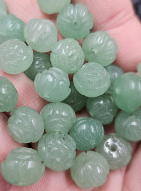 东陵玉莲花珠玉石散珠