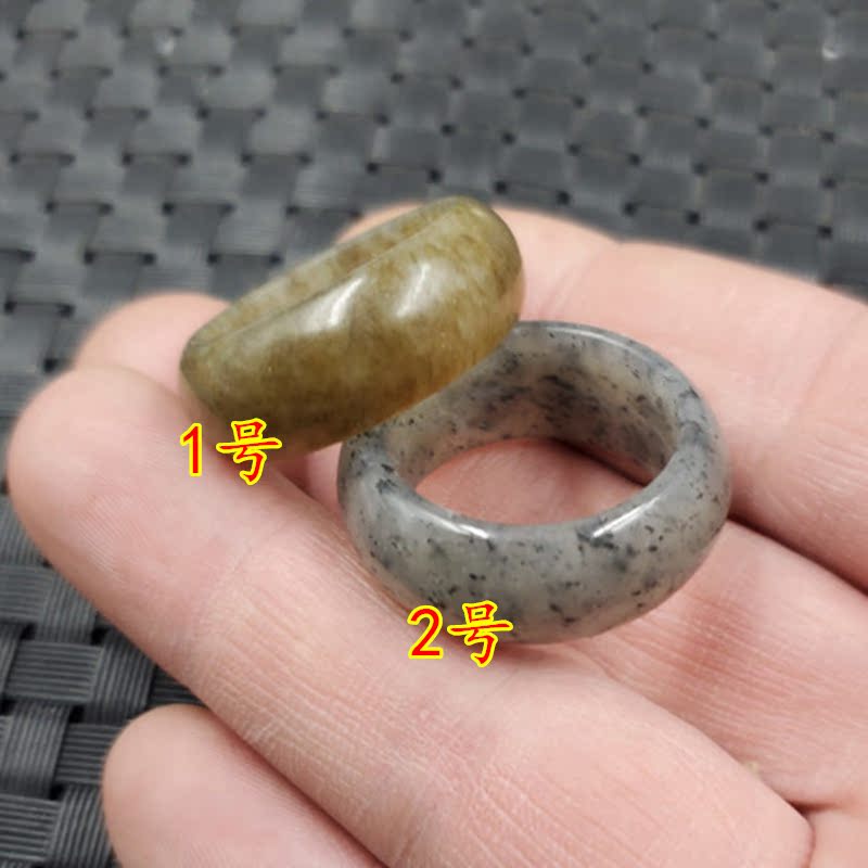 玉石戒指青花和田玉戒指红糖和田玉戒指饰品戒指玉戒指玉指环
