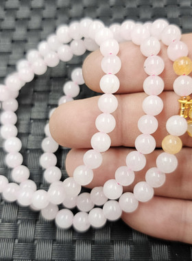 包邮新疆和田白玉圆珠玉石手链