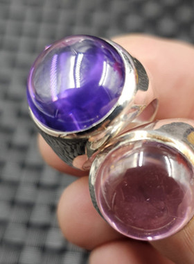 冰种锆石圆形玉石戒指橄榄绿