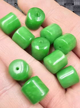 翡翠玉干青路路通玉石散珠