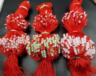 厂家直销 八珠挂件绳 简单款玉石挂件绳可调节吊坠绳玉绳