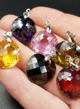 高档精美新款天然玉石多棱锆石