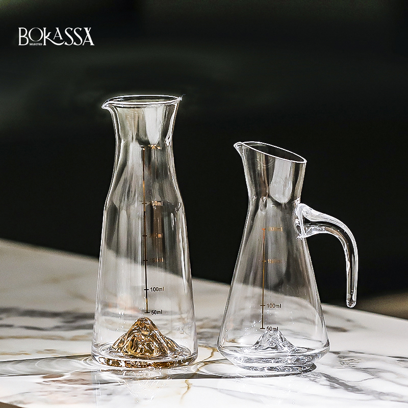 带刻度分酒壶带把金山白酒分酒器