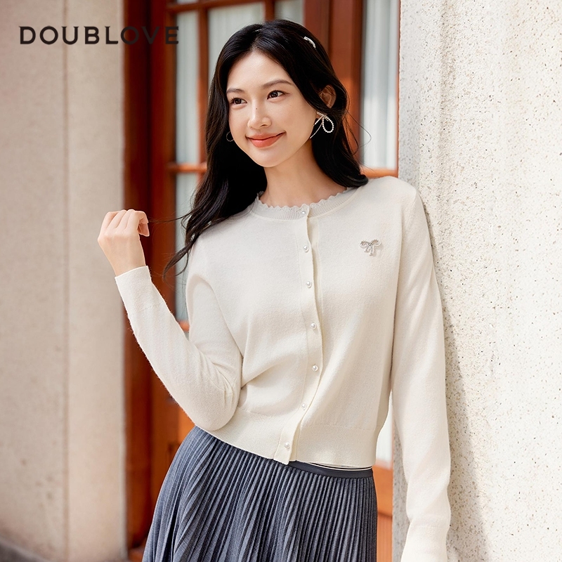 【多巴胺开衫】简约羊毛针织开衫