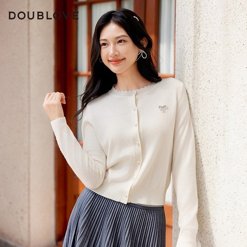 【多巴胺开衫】简约羊毛针织开衫