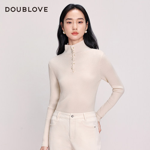 【舒软针织控】设计感羊毛针织衫