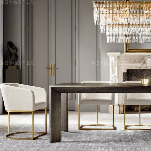 北美黑胡桃木餐桌意式奢实