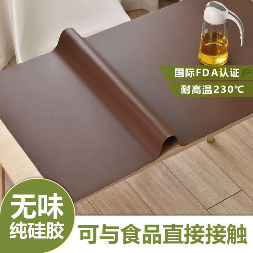 乐沃无异味纯硅胶桌面保护垫防水