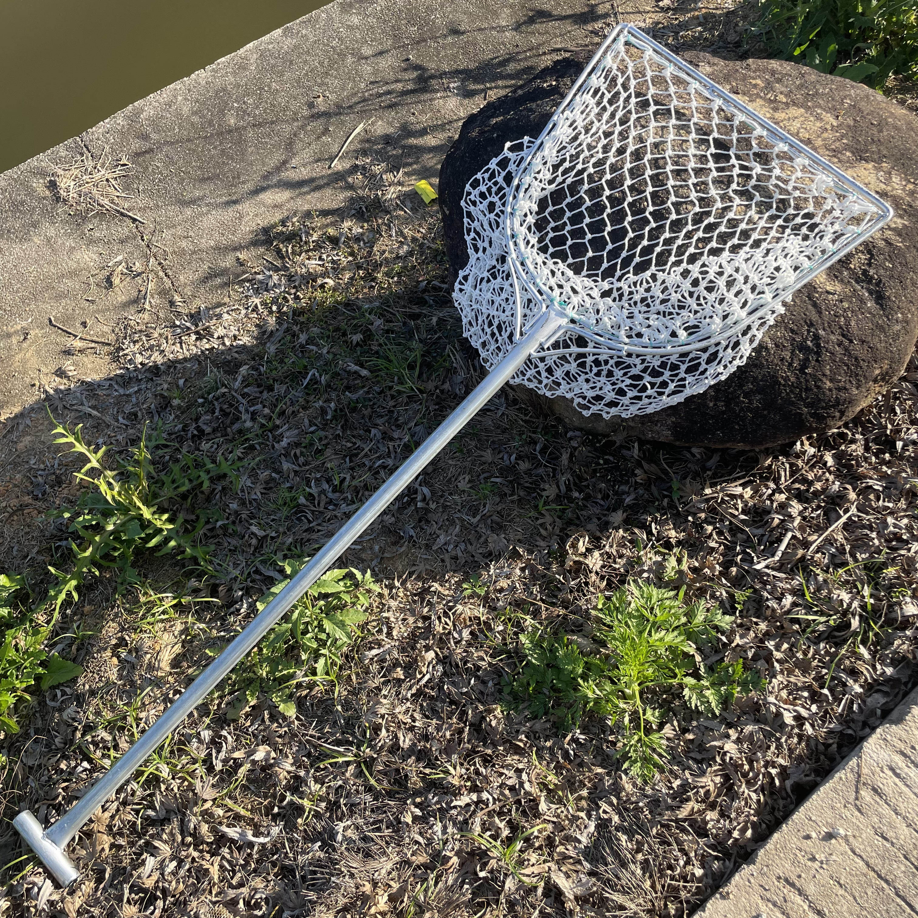 铁网把一体抄心网实加厚圈超鳞硬杆不伤鱼网兜捞qtb大鱼水产市场