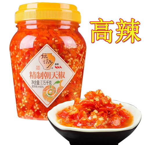 坛坛乡朝天椒湖南特产商用下饭菜