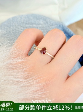 新品【红葫限定】新年红！精致葫芦福禄锆石戒指开口戒