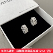 绝美皇冠珍珠小众不撞款 主推 蕾丝花梦 芭蕾风耳环耳扣耳夹戒指