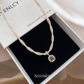 绝美贵气两戴可拆 新品 赫拉情书 珍珠缠绕项链锁骨链
