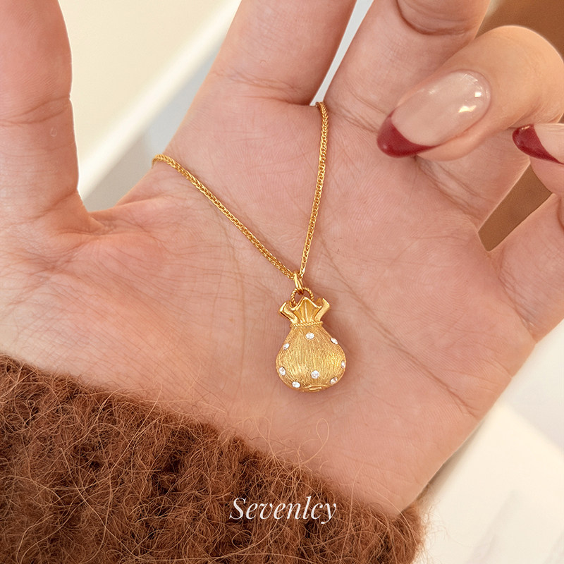 新品【暴富福袋】重工限定~925银拉丝吊坠锁骨链项链礼物7.1g,饰品/流行首饰/时尚饰品新,项链,淘宝优惠券,粉丝福利购,淘宝优惠卷