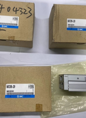 SMC滑台气缸MXS16-20 黑色标签实物图 议价