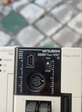 三菱PLC FX3GC-32MT/D，拆机，功能正常，成 议价
