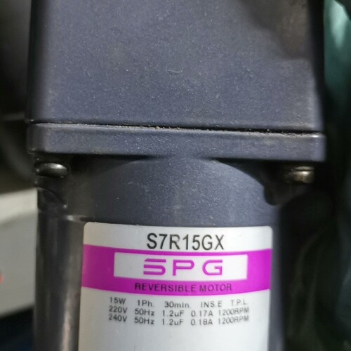 拆机SPG电机 15W定速带阻尼 速比25 轴径10mm 成 议价