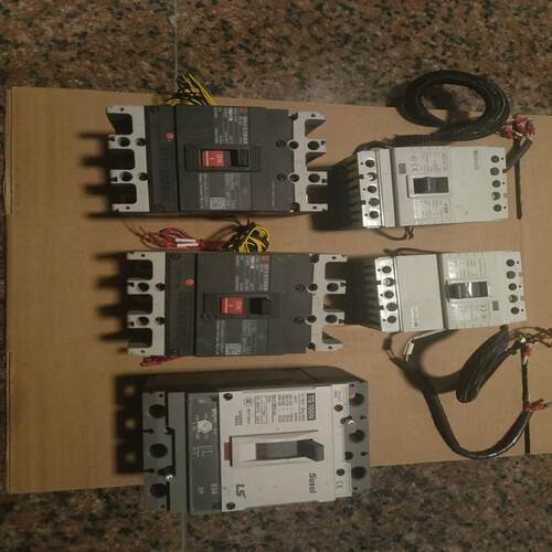 装机拆下塑壳断路器，有LS、常熟、SG Bmark等(议价）