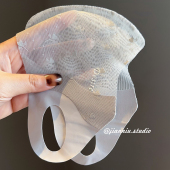 遮阳护眼角网纱面罩 蕾丝防晒口罩女户外骑电动车2026新款 夏季 新款