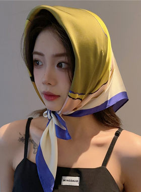 气质小方巾韩版夏季装饰发带