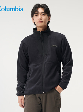 Columbia哥伦比亚户外男24秋冬新款防风保暖立领抓绒外套AE0596