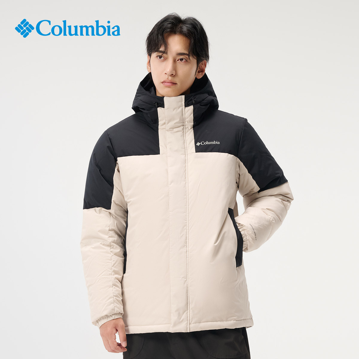 Columbia哥伦比亚户外男24秋冬新款防水3D热能保暖羽绒服WE2313