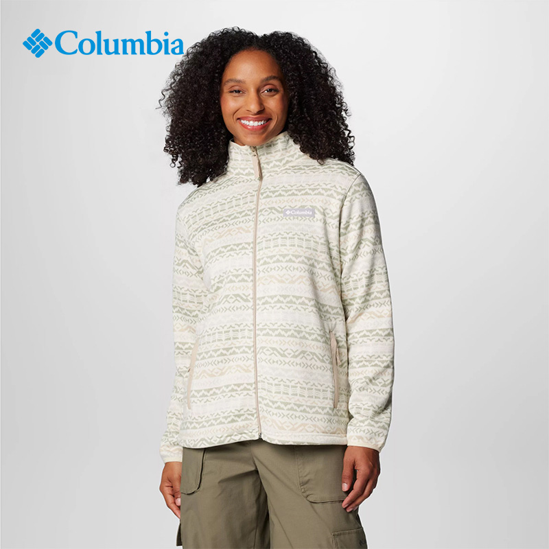 哥伦比亚薄绒保暖女24秋冬抓绒衣