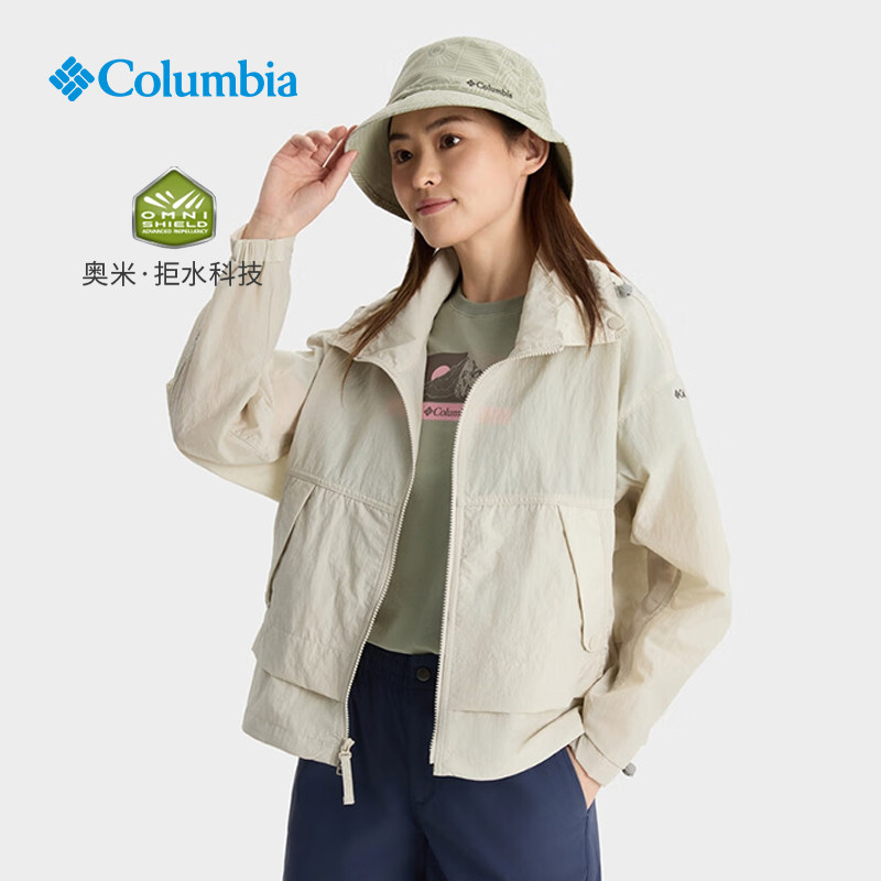 Columbia新款可收纳连帽外套女