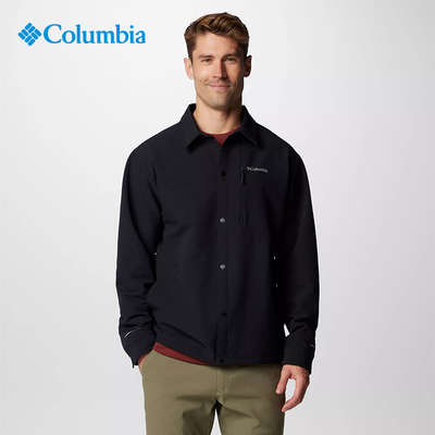 哥伦比亚拒水加绒保暖衬衫夹克