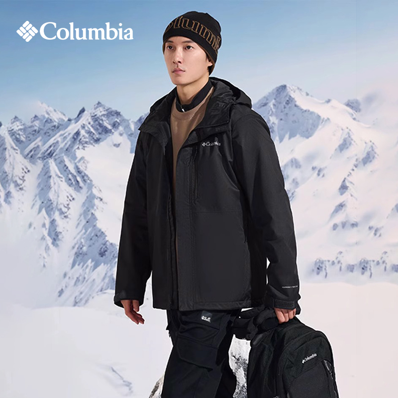 哥伦比亚防水防风耐磨单层冲锋衣