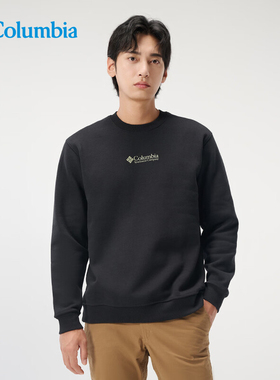 Columbia哥伦比亚户外男加绒保暖舒适卫衣运动休闲套头衫AE3505