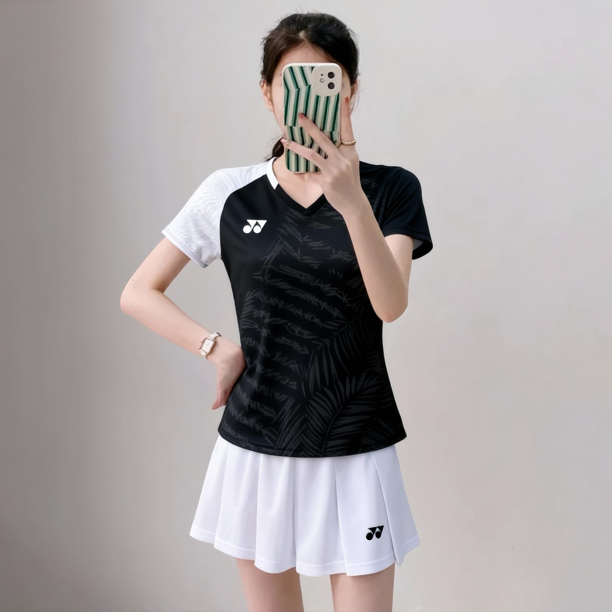 2025新款YONEX/尤尼克斯羽毛球服男女大赛服速干短袖运动套装训练