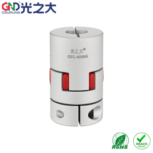 GFC梅花联轴器大扭矩步进伺服马达丝杆数控车床机夹紧弹性连轴器