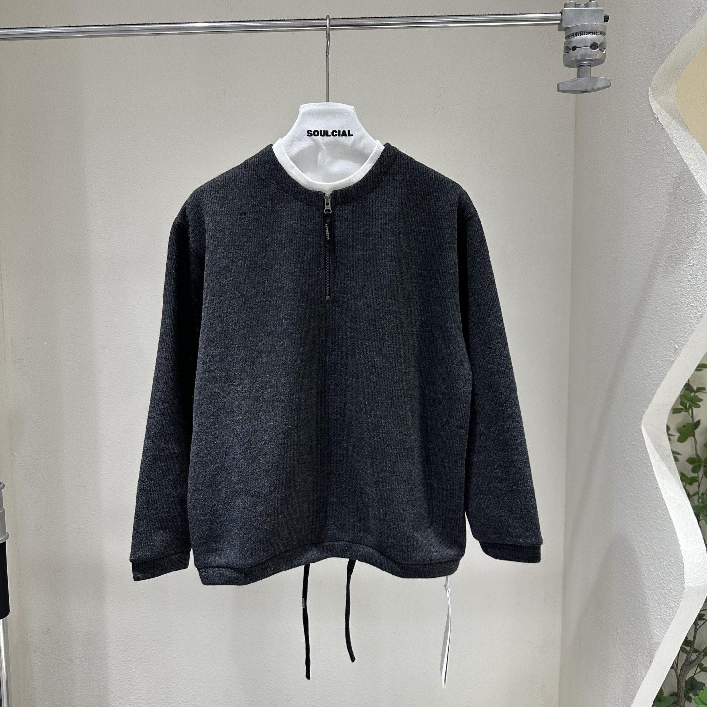 2025秋冬新款男士假两件卫衣