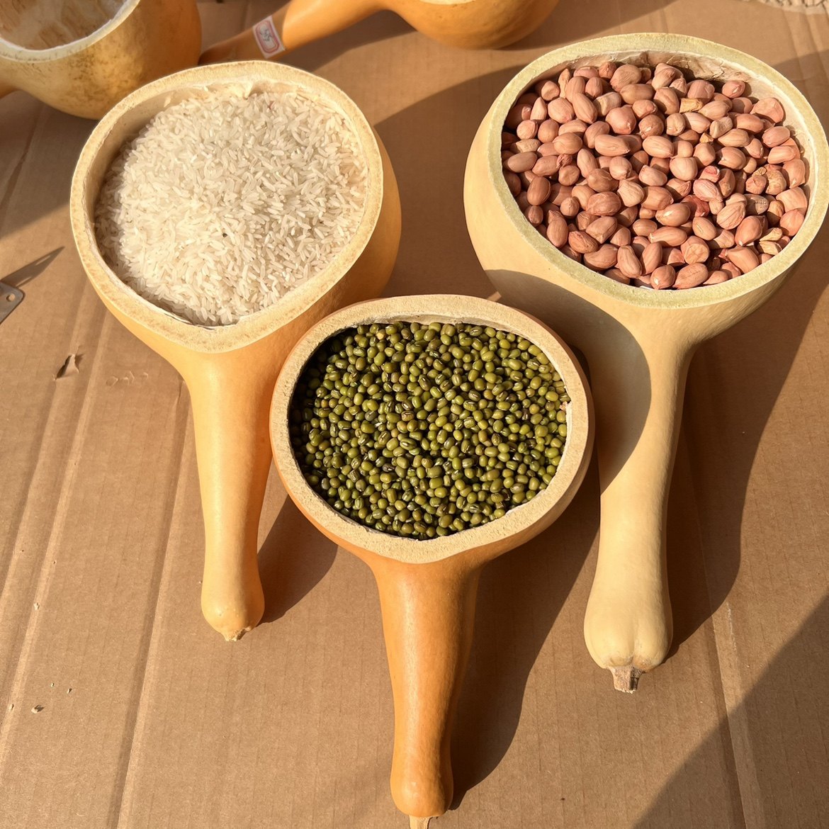 纯天然大号葫芦瓢舀水挖面瓢农家淘米原生态老式水舀子木瓢餐馆勺