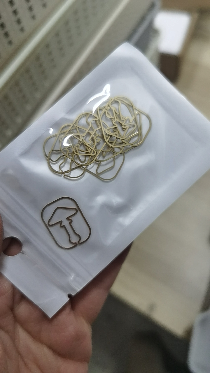 4件包邮】蘑菇书签 金属回形针 薄 胶带周边
