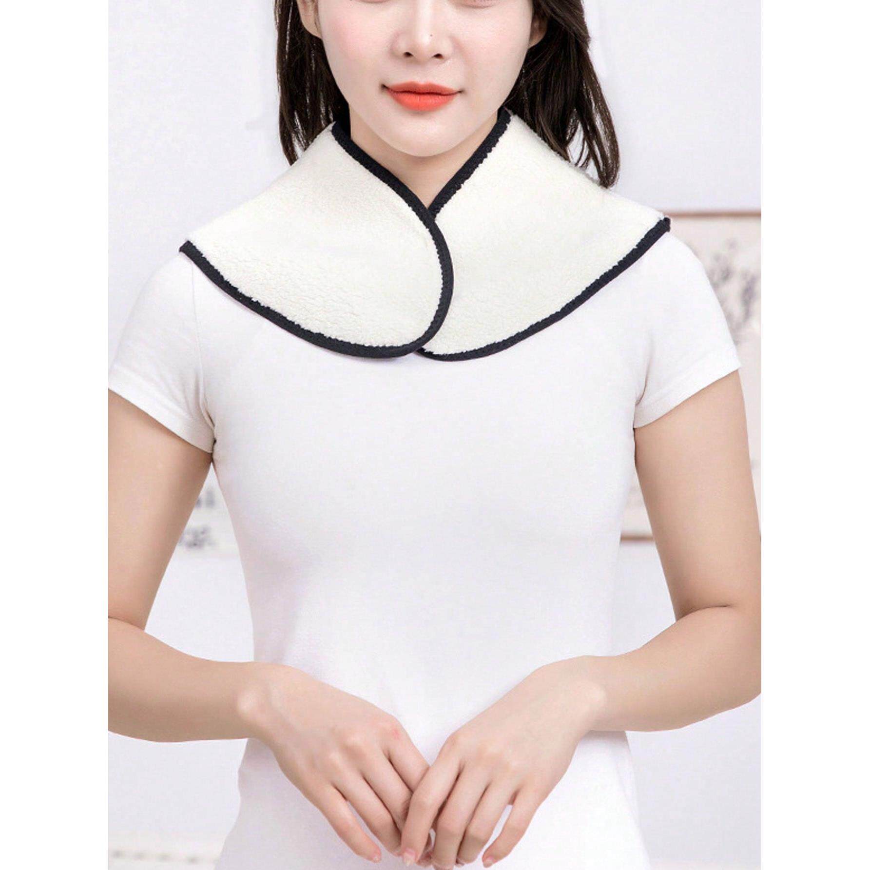 双层加厚护颈围 保暖护肩假领子女睡觉护颈椎脖子穿空调房坎肩大图片