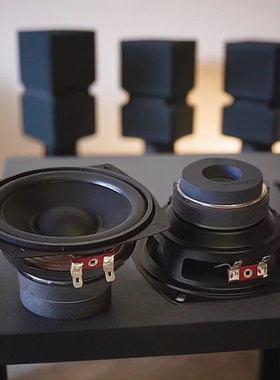 SICA原装4寸纯低音喇叭hifi4寸重低音扬声器双磁长冲程喇叭