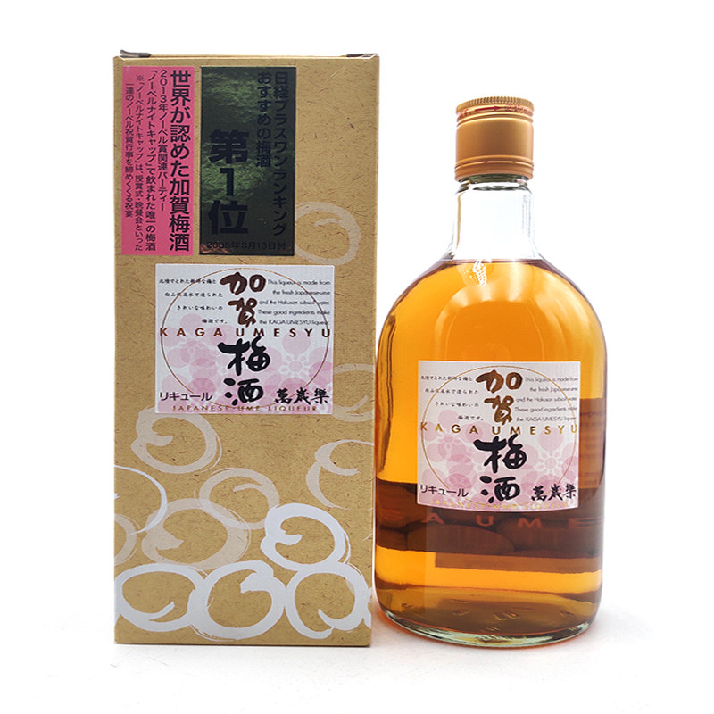 日本进口果酒 百岁乐加贺梅酒300ml礼盒装配制酒梅子酒 正品特价