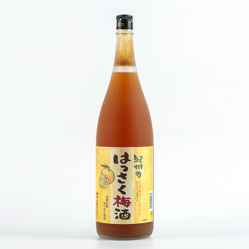 日本进口果酒 12度中野纪州橘子梅子配制酒1.8L瓶装梅酒 正品特价