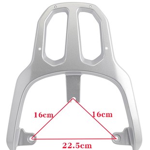 适用电动车爱玛N300后货架礼物N200铝合金尾箱载物架延长支架拉手