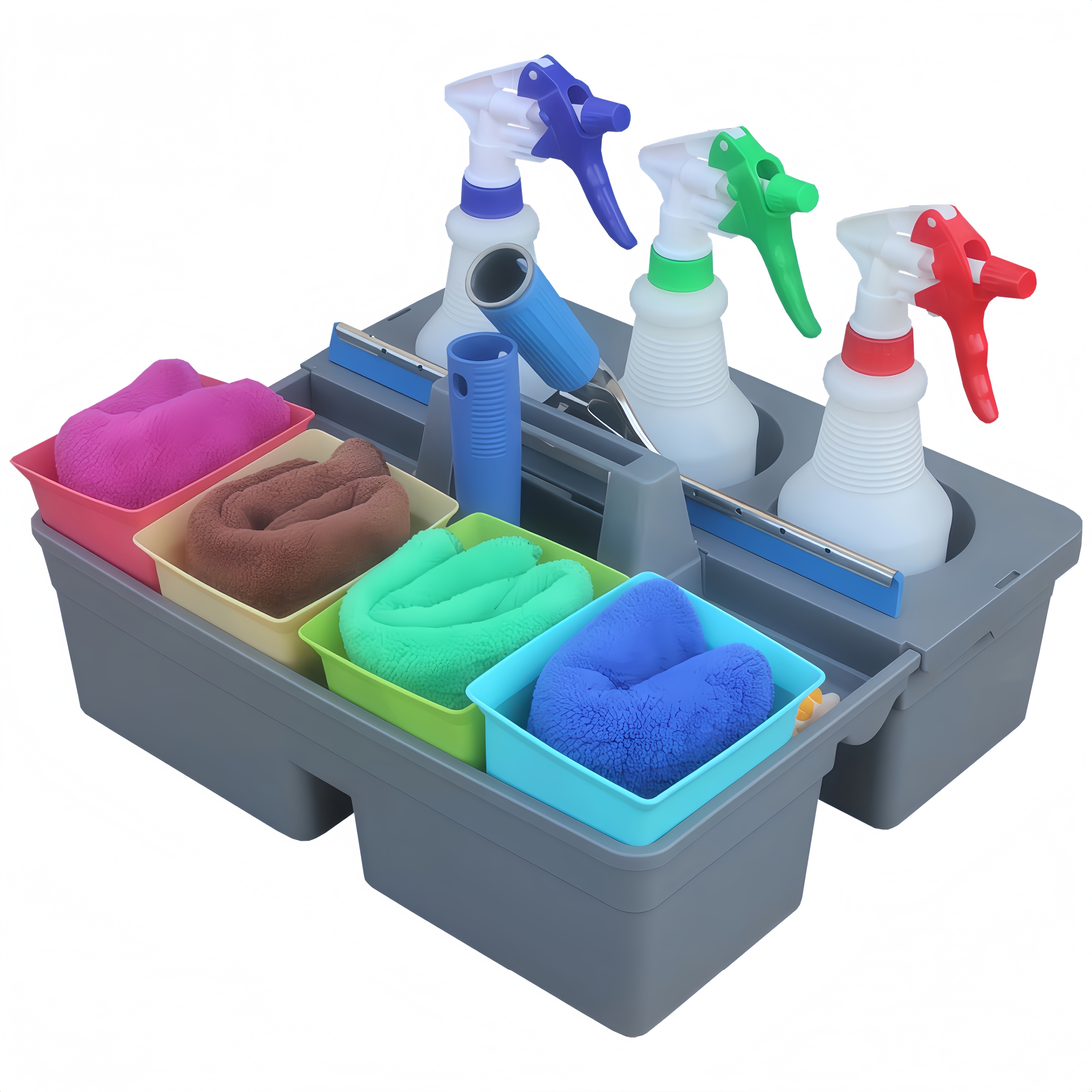 商用收餐盆工具篮酒店餐厅大号餐具收纳盒长方形塑料盆特厚分格篮,收纳整理,桌面收纳盒,淘宝优惠券,粉丝福利购,淘宝优惠卷