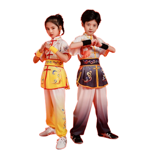 儿童武术服男女童幼儿园春秋功夫少儿训练表演出学生武术练功服装