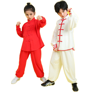 六一儿童武术服装表演服装男女功夫练武服少儿训练服太极武术衣服