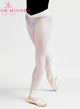 Gaynor Minden GM芭蕾舞蹈连裤袜交叉腰外穿连脚底有洞大袜AT-109