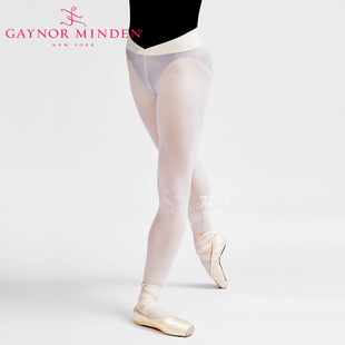 Gaynor Minden GM芭蕾舞蹈连裤袜交叉腰外穿连脚底有洞大袜AT-109