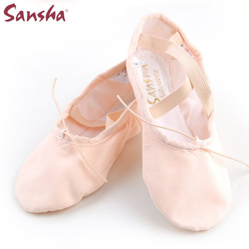 专业芭蕾Sansha/三沙软鞋帆布